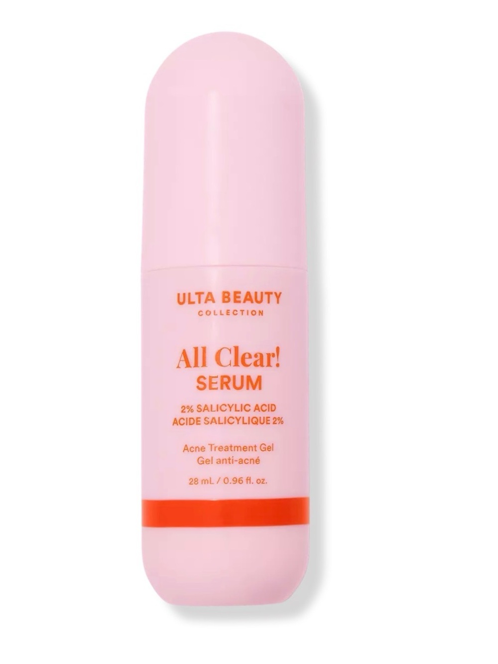 Ulta Beauty All Clear! Serum - Light Pink & Red Accents